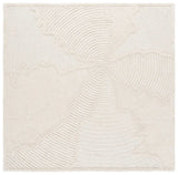 Safavieh Abstract 6'-0" x 6'-0" Rug in Ivory
