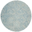 Safavieh Abstract Abt201A Blue/Grey Rug.