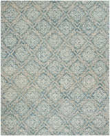 Safavieh Abstract Abt201A Blue/Grey Rug.