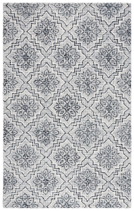 Safavieh Abstract Abt201M Dark Blue/Grey Rug.