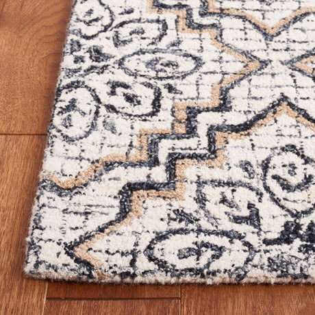 Safavieh Abstract Abt201N Ivory/Navy Rug.