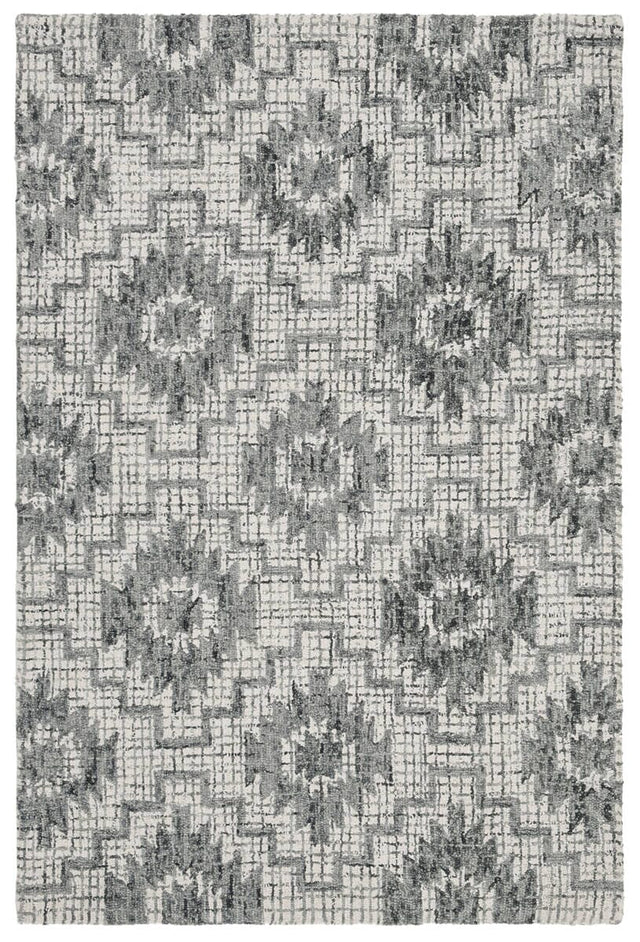 Safavieh Abstract Abt202A Ivory / Dark Grey Rugs.