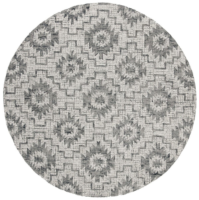 Safavieh Abstract Abt202A Ivory / Dark Grey Rugs.