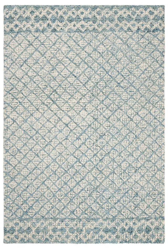 Safavieh Abstract Abt203A Blue/Ivory Rug.