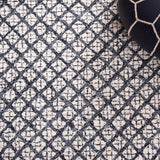 Safavieh Abstract Abt203N Ivory/Navy Rug.