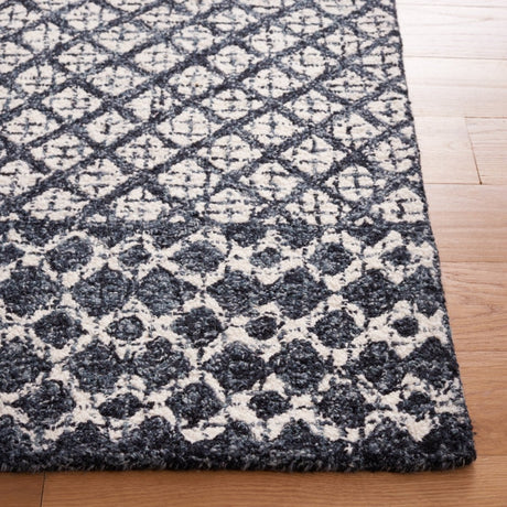 Safavieh Abstract Abt203N Ivory/Navy Rug.