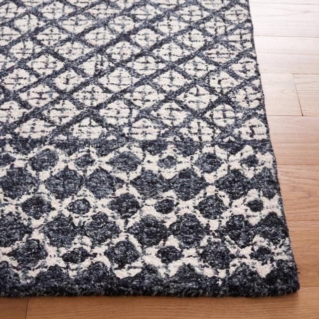 Safavieh Abstract Abt203N Ivory/Navy Rug.