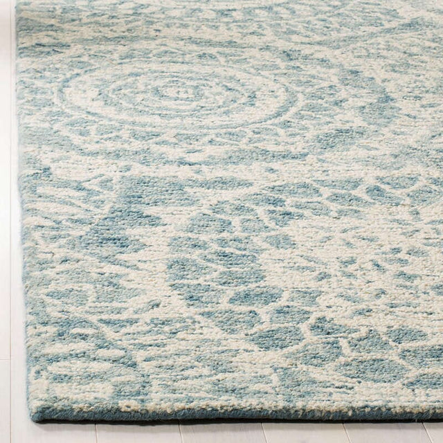 Safavieh Abstract Abt205A Ivory/Blue Rug.