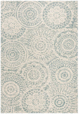 Safavieh Abstract Abt205A Ivory/Blue Rug.