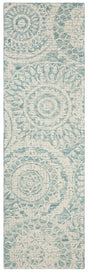 Safavieh Abstract Abt205A Ivory/Blue Rug.