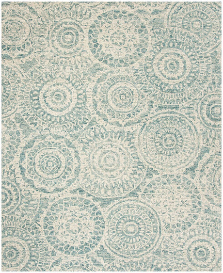 Safavieh Abstract Abt205A Ivory/Blue Rug - Safavieh - abt205a - 6sq