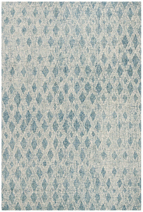 Safavieh Abstract Abt206A Ivory/Blue Rug.