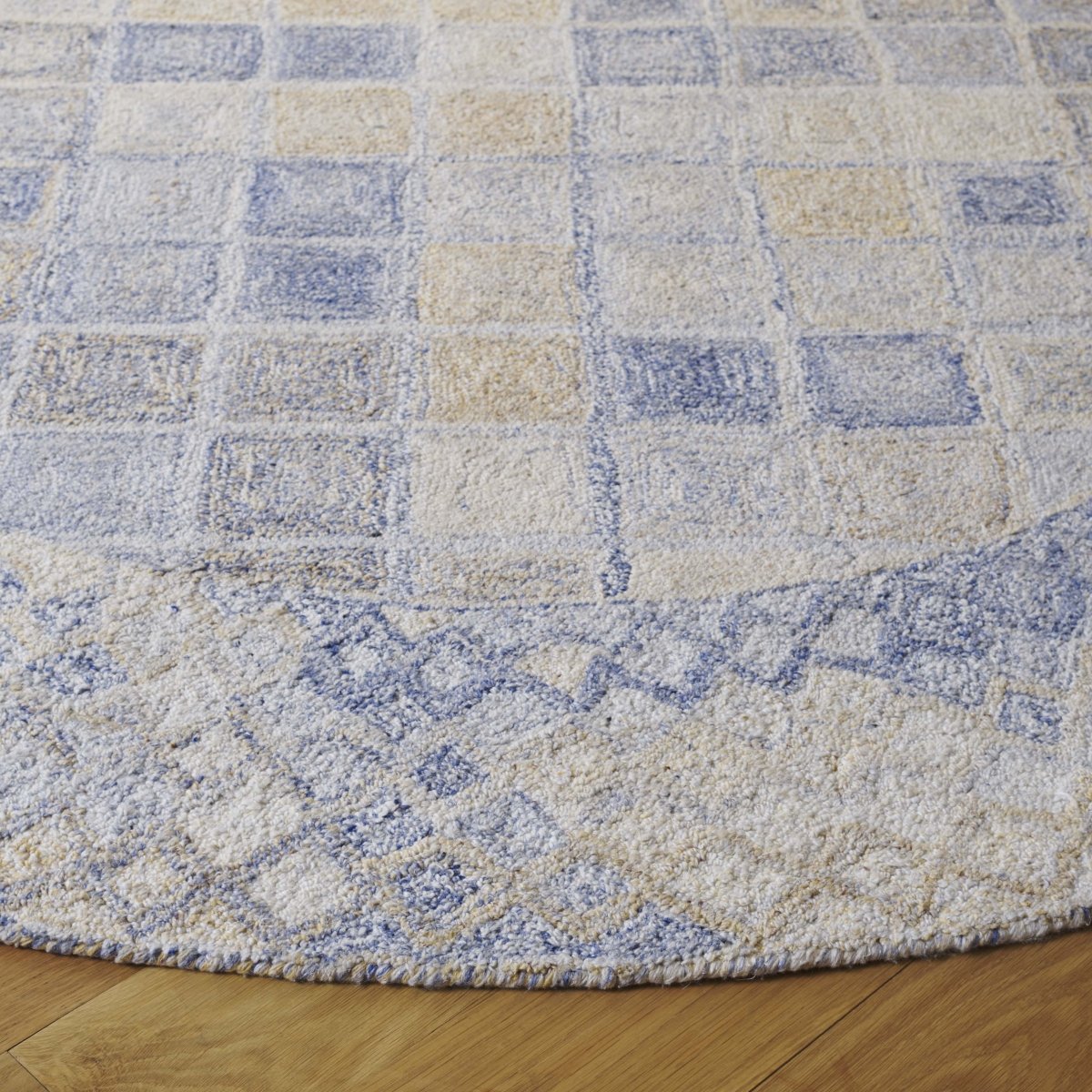 Safavieh Abstract Abt212M Blue/Grey Rug.