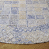 Safavieh Abstract Abt212M Blue/Grey Rug.