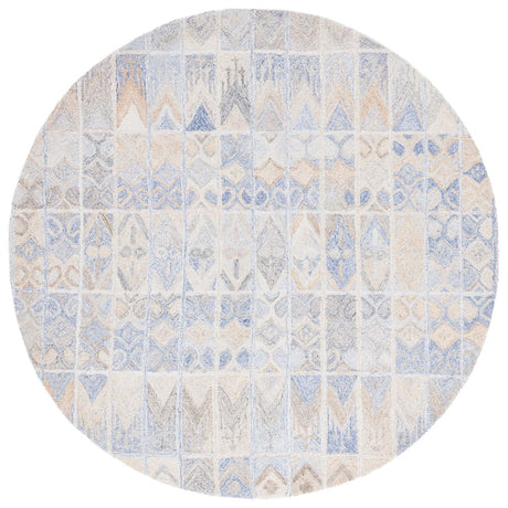 Safavieh Abstract Abt213M Blue/Rust Rug - Safavieh - abt213m - 6r