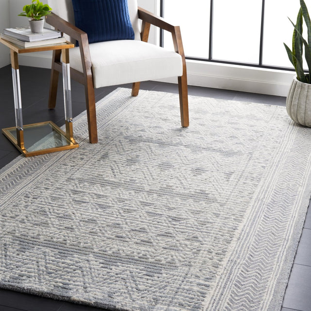 Safavieh Abstract Abt226J Light Blue/Ivory Rug.