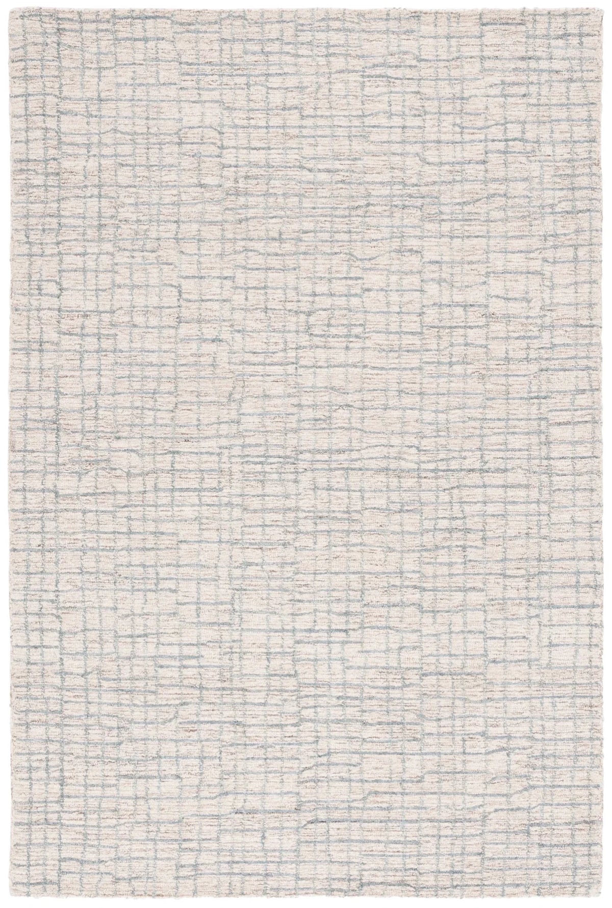 Safavieh Abstract 4'-0" x 6'-0" Rug in Ivory / Light Blue