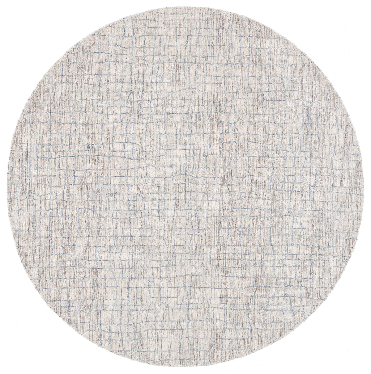 Safavieh Abstract 6'-0" x 6'-0" Rug in Ivory / Light Blue