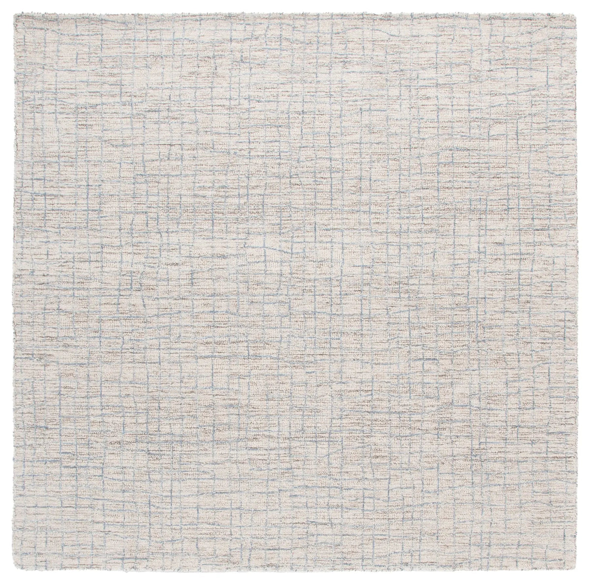Safavieh Abstract 6'-0" x 6'-0" Rug in Ivory / Light Blue
