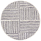 Safavieh Abstract 6'-0" x 6'-0" Rug in Ivory / Grey
