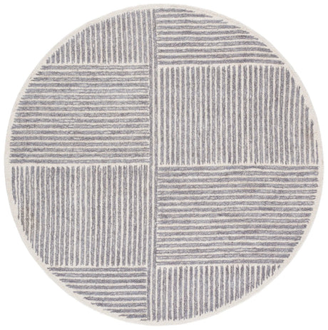 Safavieh Abstract 6'-0" x 6'-0" Rug in Ivory / Grey