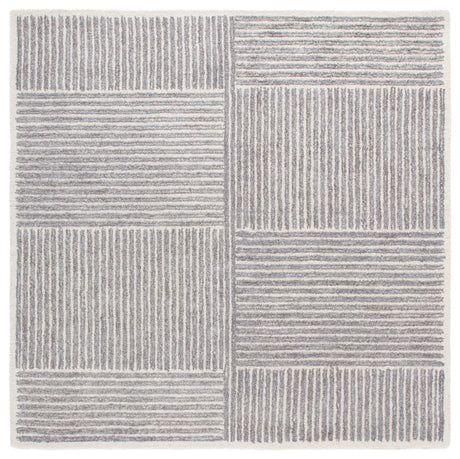 Safavieh Abstract 6'-0" x 6'-0" Rug in Ivory / Grey