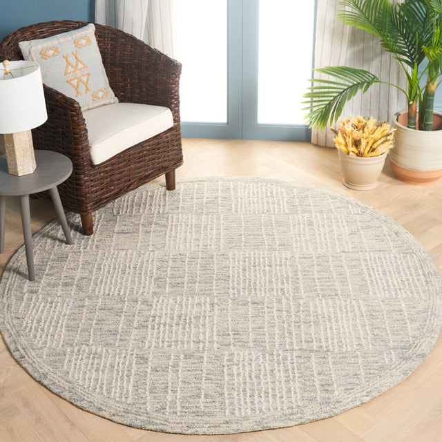 Safavieh Abstract Abt275F Grey/Ivory Rug - Safavieh - abt275f - 6r