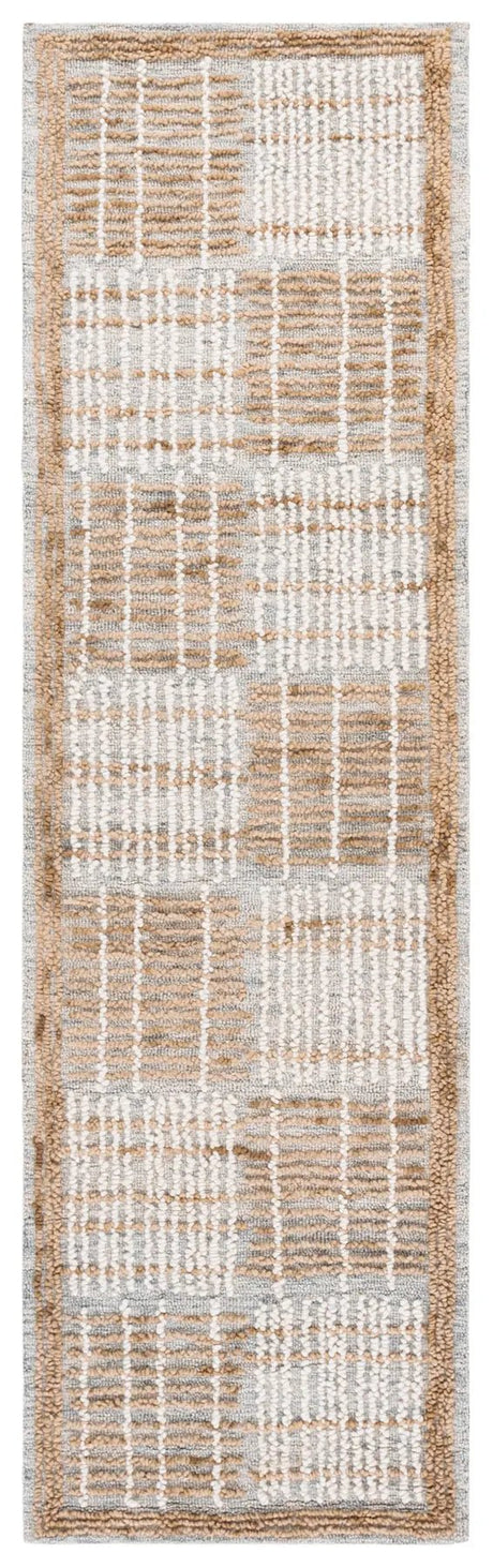 Safavieh Abstract 2'-3" x 8'-0" Rug in Sage / Taupe