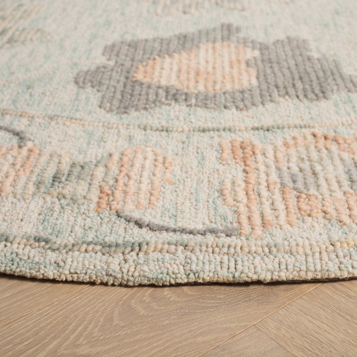 Safavieh Abstract Abt277B Beige/Grey Rug.