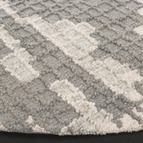 Safavieh Abstract 6'-0" x 6'-0" Rug in Ivory / Dark Grey