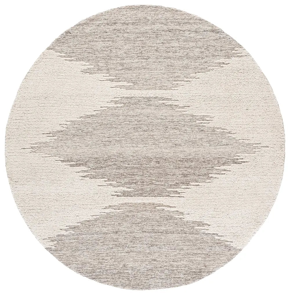 Safavieh Abstract 6'-0" x 6'-0" Rug in Brown / Ivory