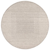 Safavieh Abstract 6'-0" x 6'-0" Rug in Grey / Ivory