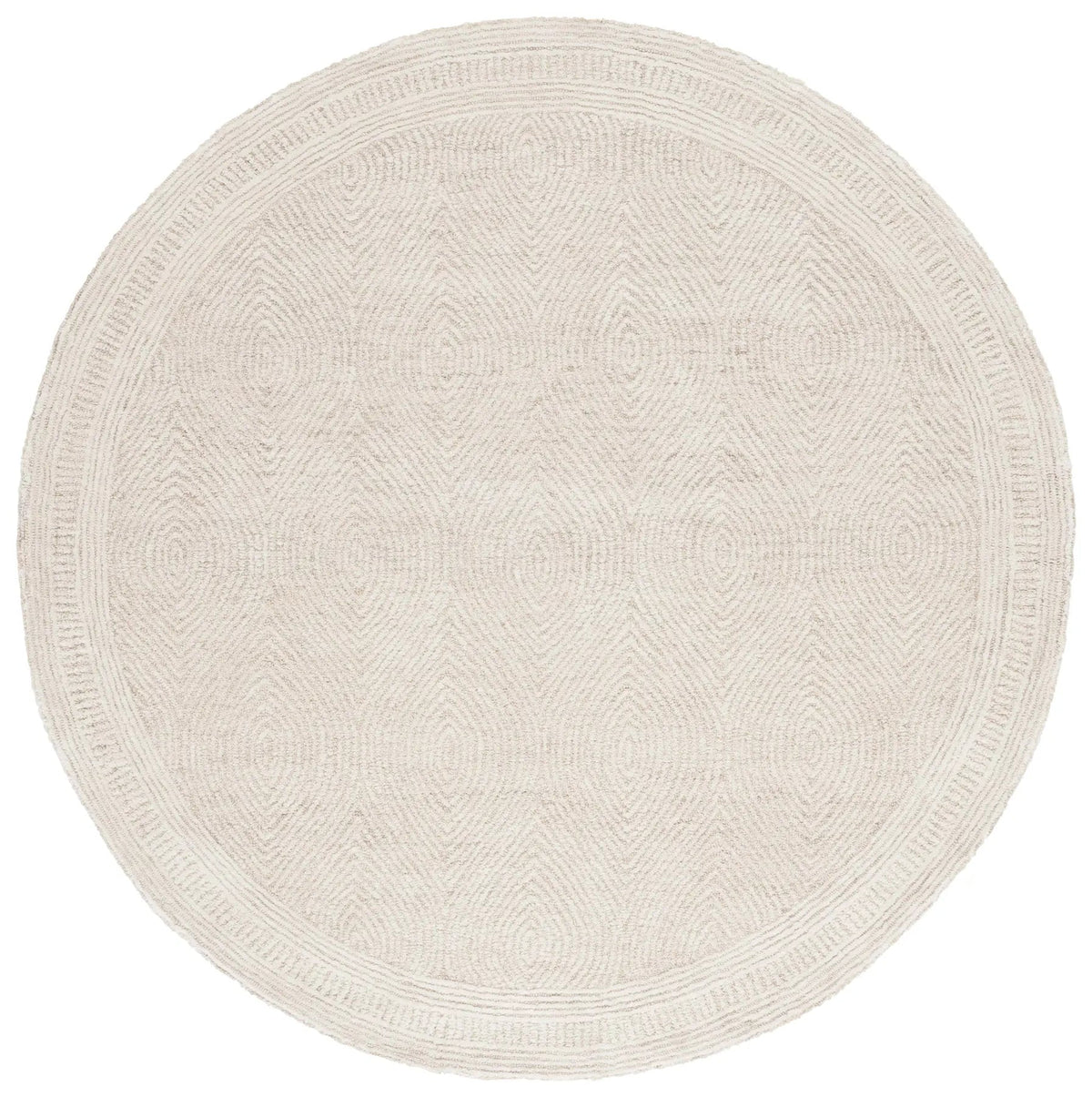 Safavieh Abstract 6'-0" x 6'-0" Rug in Ivory / Beige