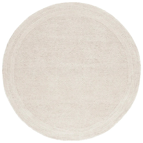 Safavieh Abstract 6'-0" x 6'-0" Rug in Ivory / Beige