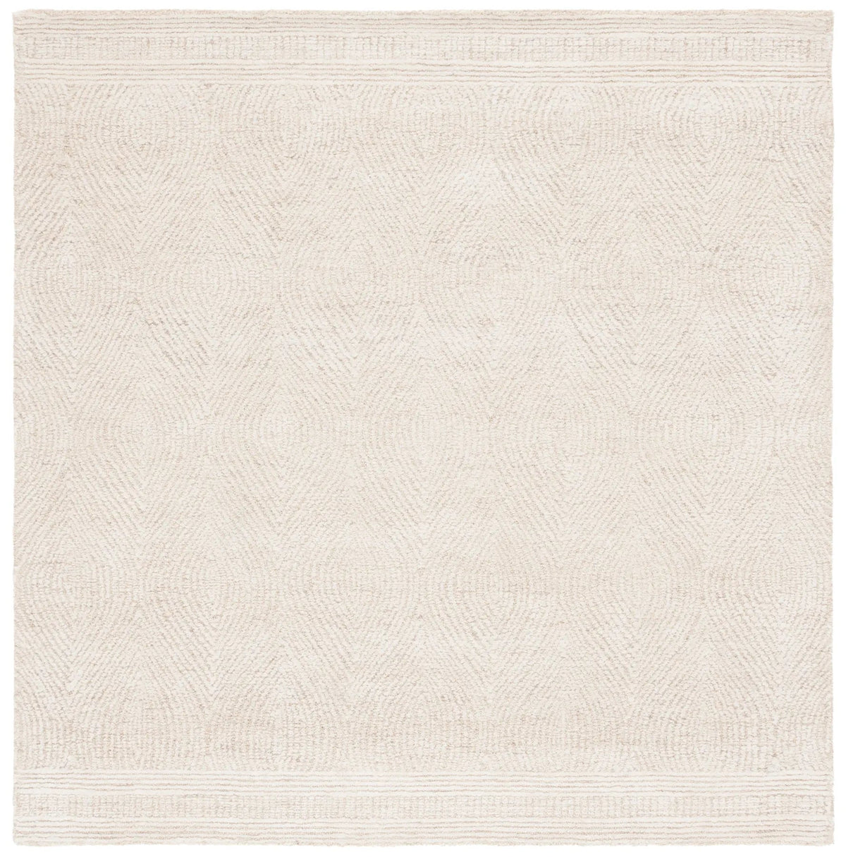 Safavieh Abstract 6'-0" x 6'-0" Rug in Ivory / Beige