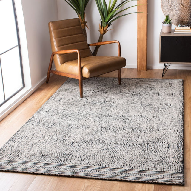 Safavieh Abstract Abt340H Ivory/Charcoal Rug.