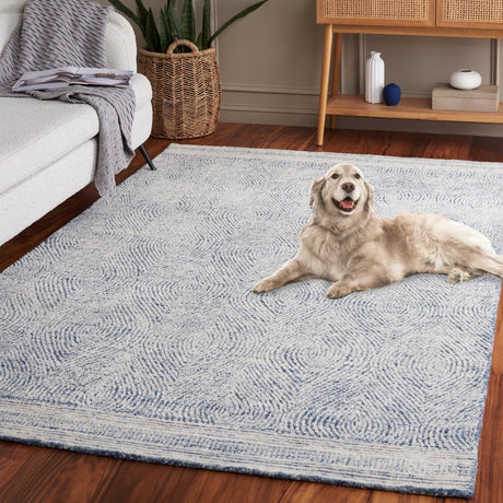 Safavieh Abstract Abt340N Ivory/Navy Rug - Safavieh - abt340n - 3