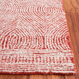 Safavieh Abstract Abt340Q Ivory/Red Rug.