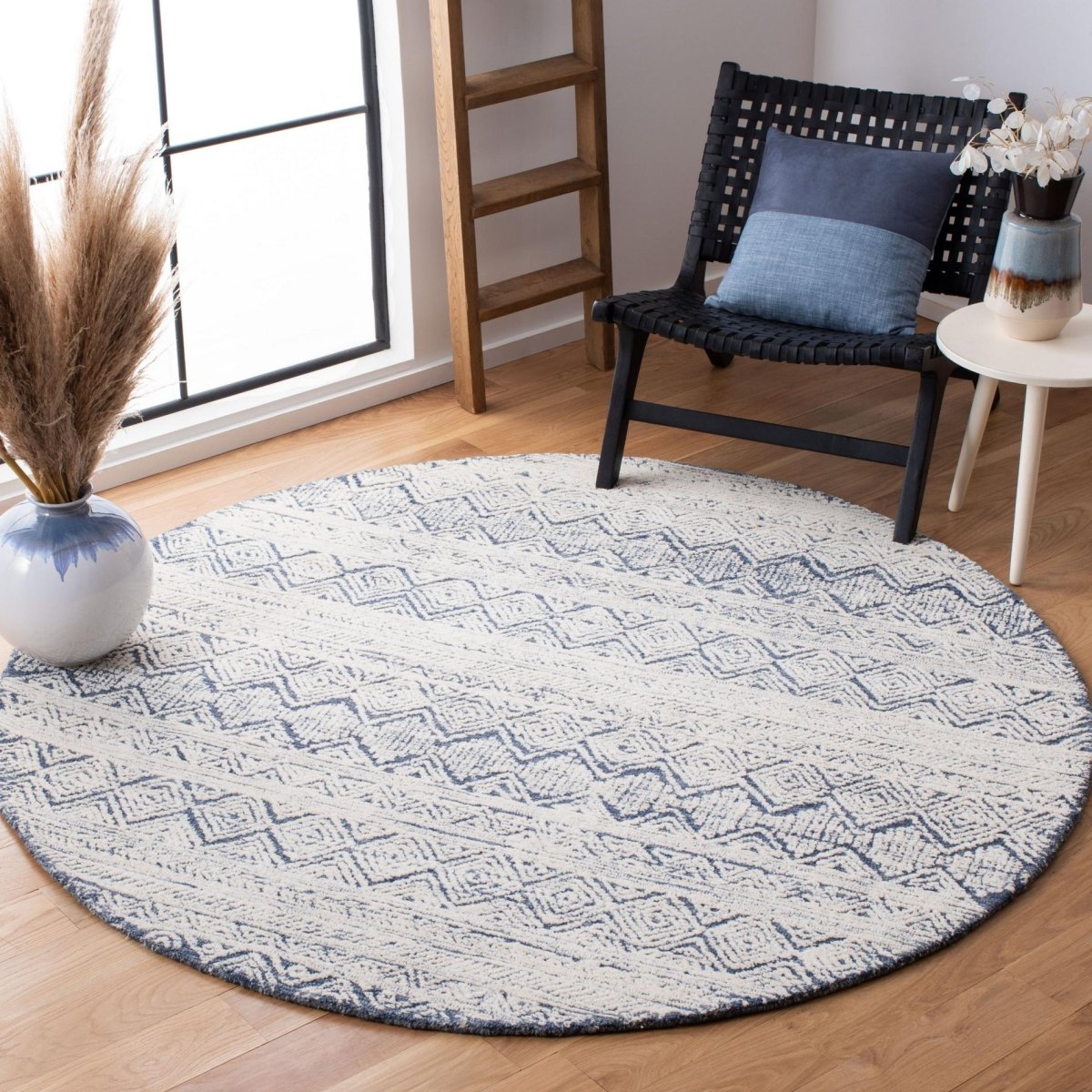 Safavieh Abstract Abt343N Blue/Ivory Rugs.