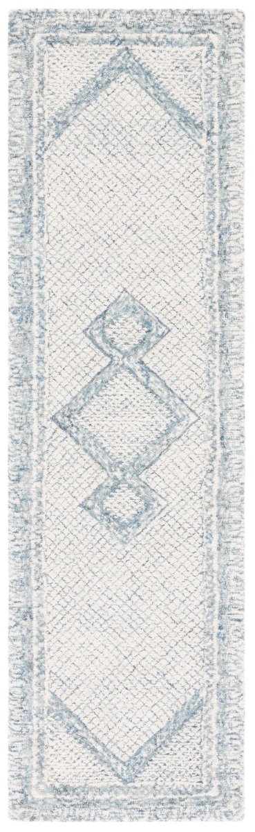 Safavieh Abstract Abt345M Ivory/Blue Rugs.