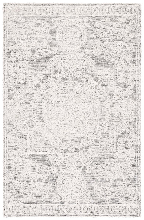 Safavieh Abstract Abt356H Ivory/Charcoal Rug.