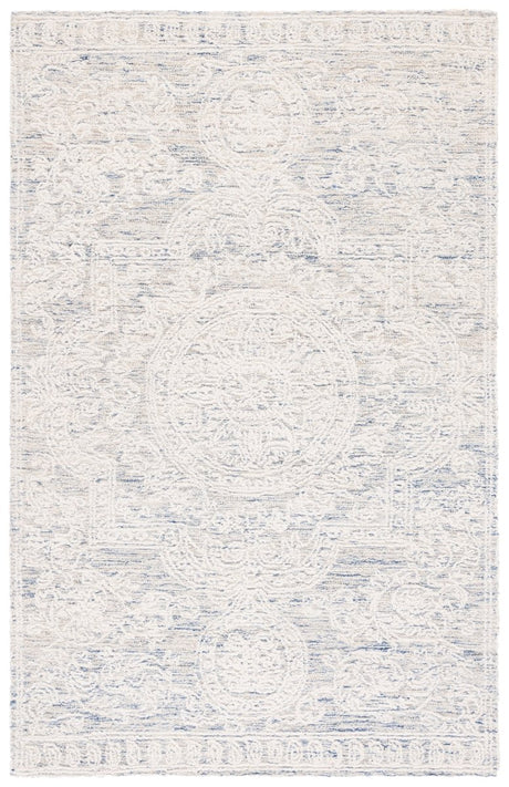 Safavieh Abstract Abt356M Ivory/Blue Rug.