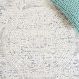 Safavieh Abstract Abt356M Ivory/Blue Rug.