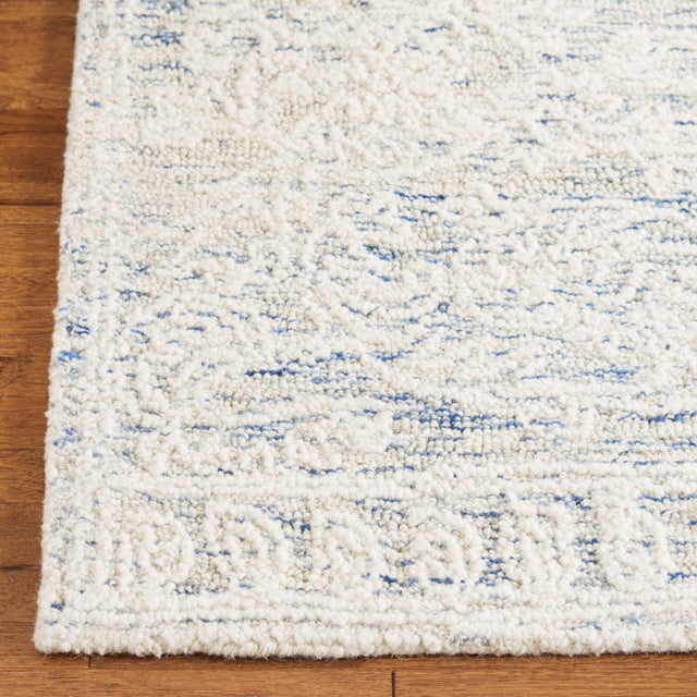 Safavieh Abstract Abt356M Ivory/Blue Rug.