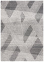 Safavieh Abstract 4'-0" x 6'-0" Rug in Ivory / Charcoal