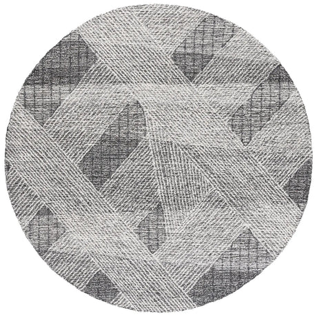 Safavieh Abstract 6'-0" x 6'-0" Rug in Ivory / Charcoal