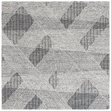 Safavieh Abstract 6'-0" x 6'-0" Rug in Ivory / Charcoal