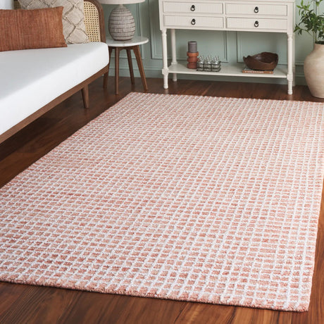 Safavieh Abstract 4'-0" x 6'-0" Rug in Ivory / Blush