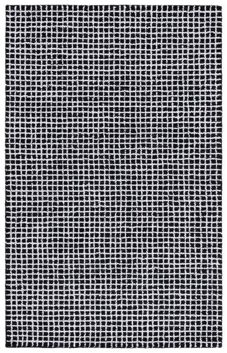 Safavieh Abstract 4'-0" x 6'-0" Rug in Ivory / Black