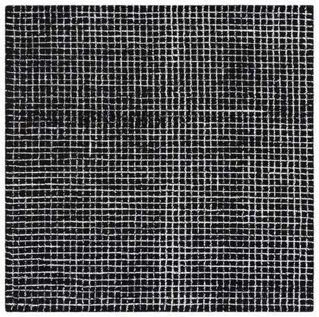 Safavieh Abstract 6'-0" x 6'-0" Rug in Ivory / Black